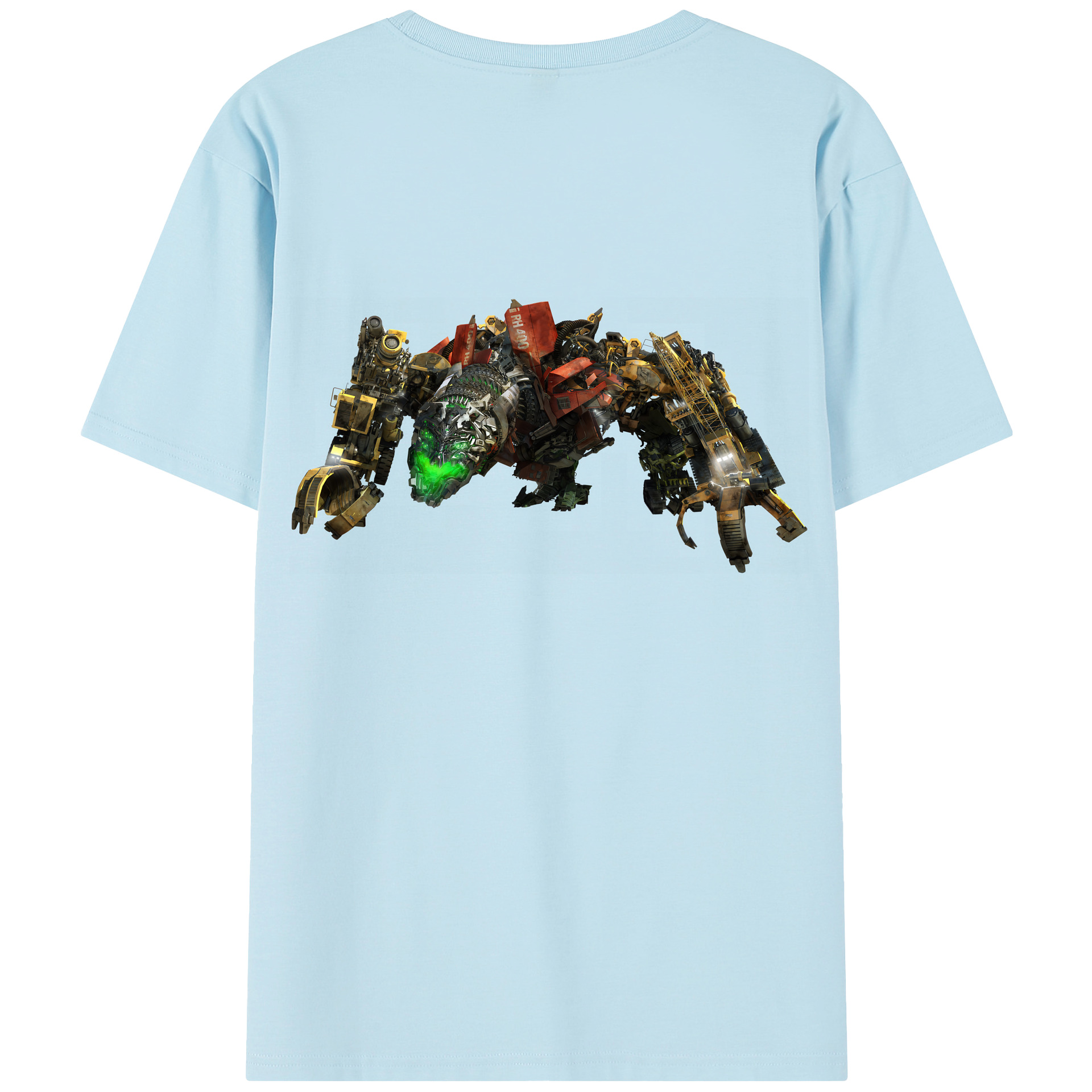（画像用） Transformers トランスフォーマー 綿100％半袖Tシャツ（背面プリント）